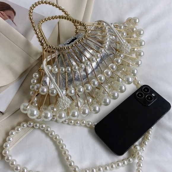 Bridal Beaded Handmade Bag 😍❤️! Stunning & Rare - Picture 3 of 8